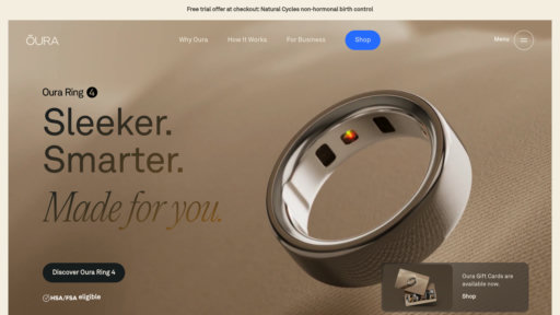 Oura Ring - Smart health ring tracking sleep, activity and recovery metrics - Logo