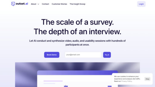Outset.ai - Plataforma de investigación cualitativa automatizada con análisis inmediato - Logo