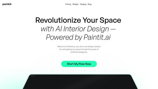 Paintit.ai - Plataforma de diseño interior inteligente con renders fotorrealistas instantáneos - Logo