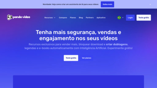 Panda Video - Hébergement vidéo professionnel avec protection sécurisée et fonctionnalités intelligentes - Logo