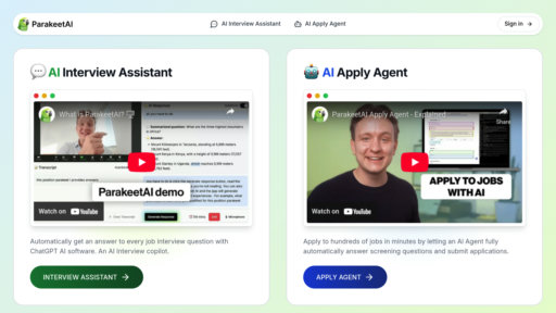 Parakeet AI - Entrenador de entrevistas inteligente, procesamiento automático de solicitudes - Logo