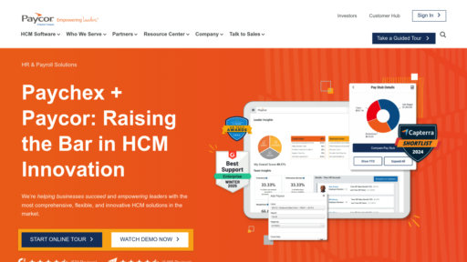 Paycor - Plataforma RH automatizando nómina y reclutamiento para pymes - Logo