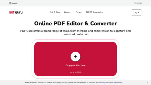 PDF Guru - Éditeur PDF intelligent avec conversion et signature sécurisée - Logo