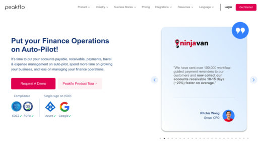 Peakflo - 智能财务自动化平台，优化应收应付与采购流程 - Logo