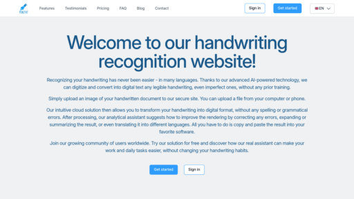 Pen2txt - Conversión inteligente de escritura a texto con reconocimiento multilingüe - Logo
