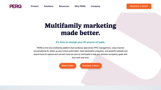 PERQ - Marketing platform for property managers automates leasing and boosts occupancy - Logo