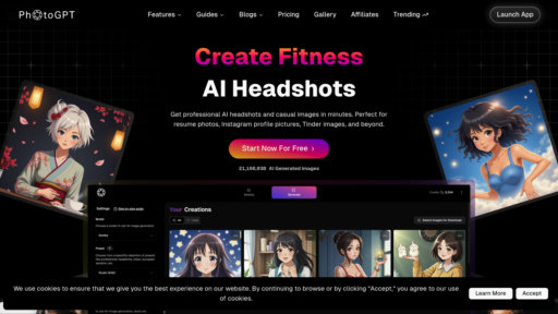 PhotoGPT - Generador de imágenes inteligente crea retratos y visuales temáticos profesionales - Logo