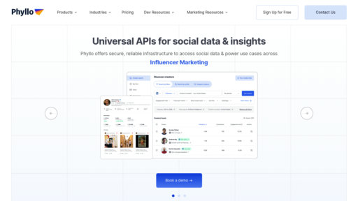 Phyllo - API unificada datos creadores, insights sociales tiempo real multiplataforma - Logo