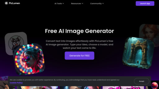 PicLumen - Generador de imágenes IA gratuito - Crea imágenes profesionales al instante - Logo
