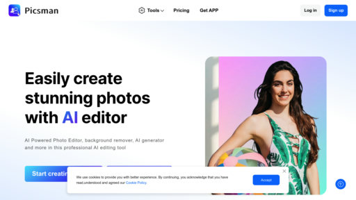 Picsman - Smart background removal and batch photo editing online tool - Logo