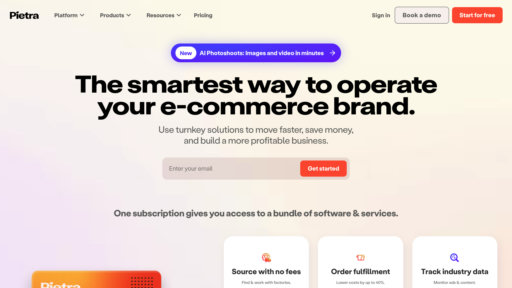 Pietra Studio - Plataforma e-commerce: diseño de productos, red de fabricantes y herramientas de marketing - Logo