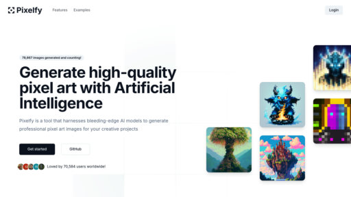 Pixelfy AI - Generador de arte pixelado open source con personalización para videojuegos - Logo