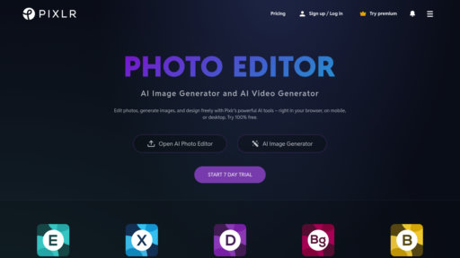 Pixlr - Free online AI photo editor - Logo