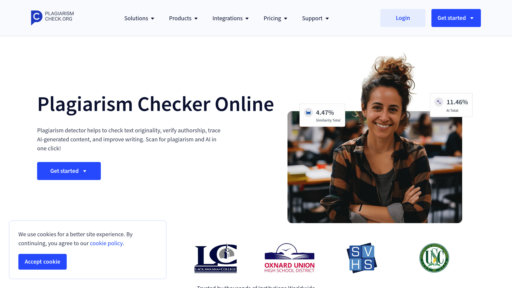 PlagiarismCheck.org - Détection de plagiat et contenu IA pour l'intégrité académique - Logo