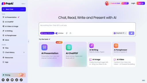 PopAi - PopAi: Plateforme de création intelligente pour documents et design visuel - Logo