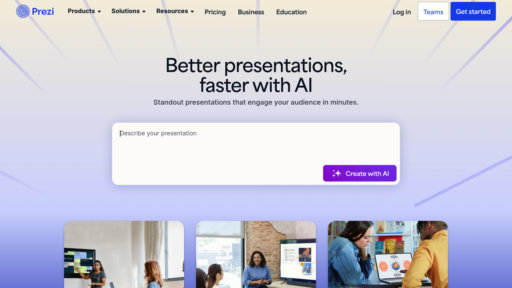 Prezi - Software de presentación inteligente con zoom dinámico y narración visual - Logo