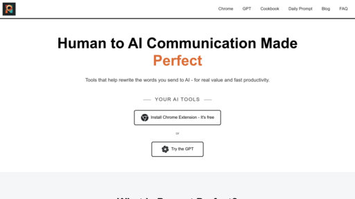 Prompt Perfect - Intelligent prompt optimization tool for enhanced AI interactions - Logo