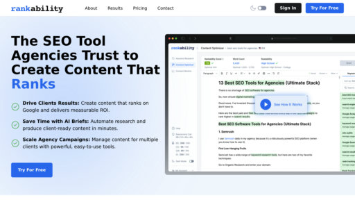 Rankability - Plataforma SEO inteligente para optimización automática de contenido y posicionamiento - Logo