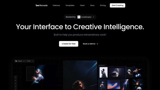 Remade.ai - Convierte fotos en imágenes profesionales, plataforma colaborativa - Logo