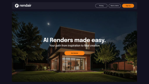 Rendair - Plataforma de visualización arquitectónica crea renders fotorrealistas y animaciones - Logo