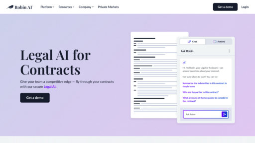 Robin AI - Automated contract review and compliance management for legal teams - Logo