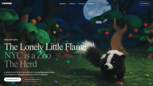 RunwayML - Plataforma creativa para edición de video e imagen con colaboración en tiempo real - Logo