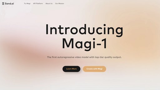 Sand AI - Plateforme gratuite de création vidéo professionnelle en haute définition - Logo