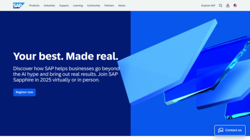 SAP ERP - 企业智能管理平台，自动化业务流程与实时数据分析 - Logo