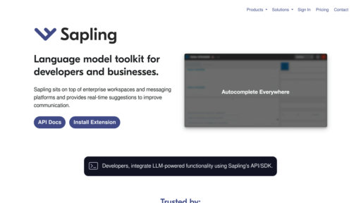 Sapling AI - Asistente de escritura inteligente con optimización y detección de contenido - Logo