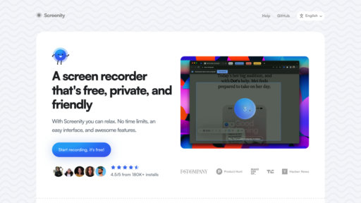Screenity - Grabadora de pantalla gratuita con anotaciones inteligentes, sin registro - Logo