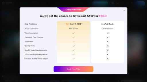 SeaArt AI - Free AI art generator - Create stunning images and videos with smart tools - Logo