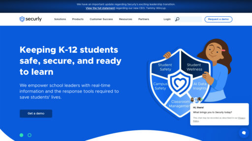 Securly - Plataforma seguridad estudiantil K-12 con monitoreo inteligente y filtrado - Logo