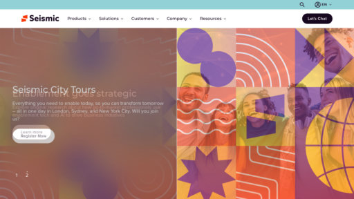 Seismic - Plateforme commerciale intelligente avec gestion de contenu et analyses prédictives - Logo