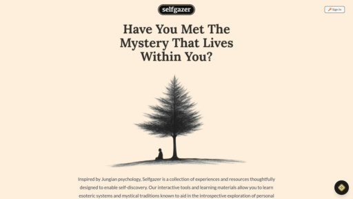 Selfgazer - Plataforma de autoconocimiento inteligente con psicología y sabiduría ancestral - Logo