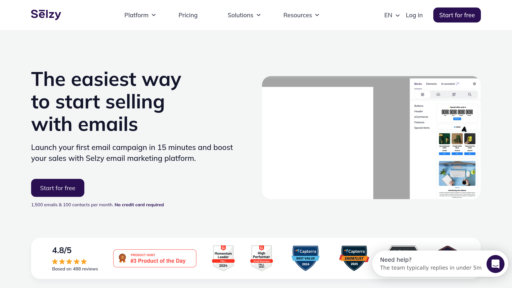 Selzy - Plataforma de email marketing con creación inteligente y envío automatizado - Logo