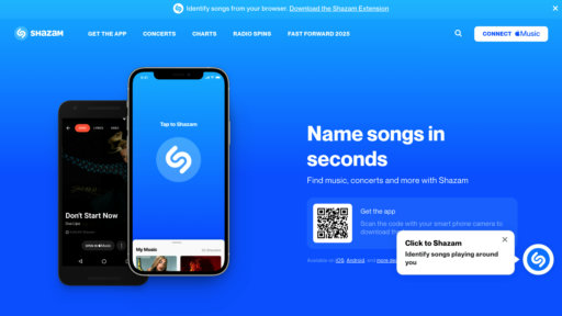 Shazam - Reconoce canciones al instante y muestra letras sincronizadas - Logo