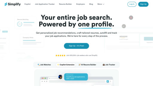 Simplify Copilot - Plateforme de recherche d'emploi intelligente, candidatures automatiques et optimisation CV - Logo