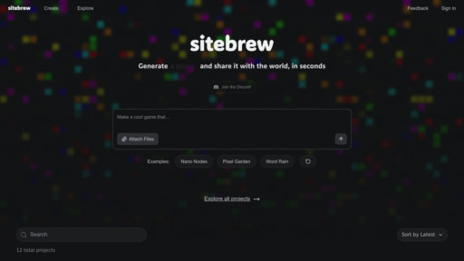 Sitebrew AI - Plataforma sin código para crear sitios web y aplicaciones personalizados - Logo