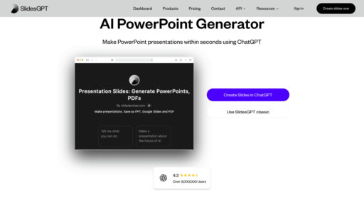 SlidesGPT - Générateur de présentations intelligent, texte vers diapositives professionnelles - Logo