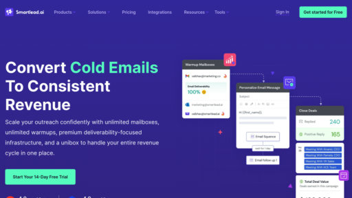 Smartlead.ai - Plateforme d'emailing froid avec personnalisation intelligente et délivrabilité - Logo