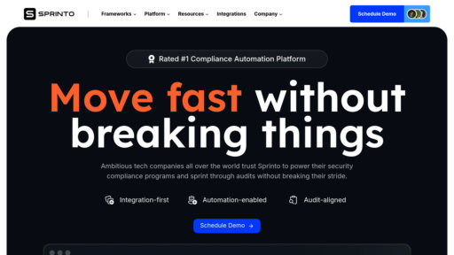 Sprinto - Plataforma de cumplimiento automatizada para empresas cloud - monitoreo continuo y gestión GRC inteligente - Logo