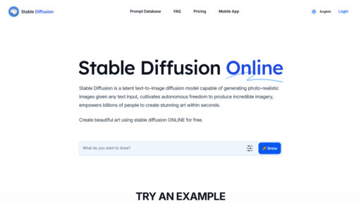 Stable Diffusion - Herramienta online gratuita que convierte texto en imágenes profesionales - Logo