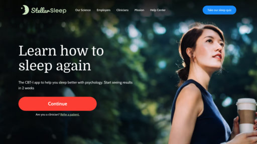 Stellar Sleep - Plataforma de terapia del sueño clínicamente validada para mejoras duraderas - Logo