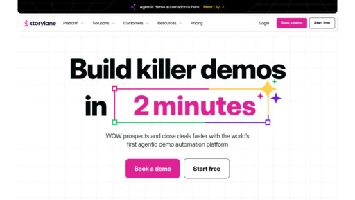 Storylane - Plateforme de démonstrations interactives pour créer des présentations personnalisées - Logo