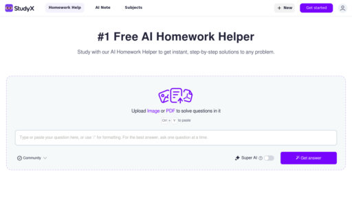 StudyX - Intelligent homework helper with step-by-step solutions and expert guidance - Logo