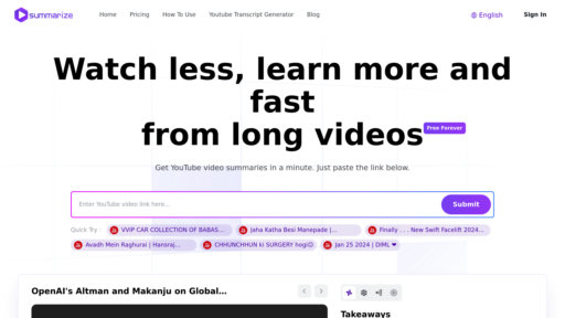 Summarize.ing - Resumidor de videos YouTube - crea mapas mentales y preguntas interactivas - Logo
