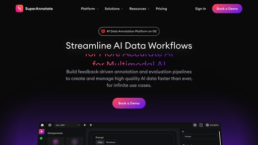 SuperAnnotate - Plateforme d'annotation intelligente avec outils automatiques et équipes expertes - Logo