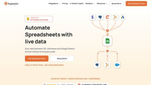 Superjoin AI - Automated data integration for spreadsheets, seamlessly connects SaaS apps - Logo