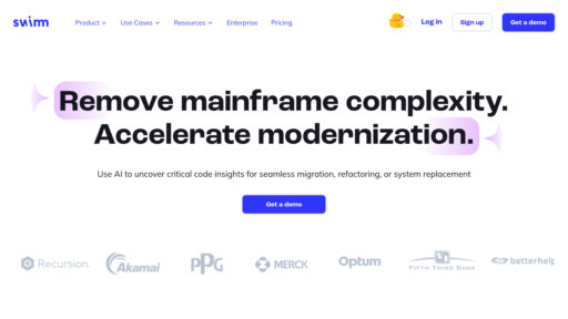 Swimm - Plataforma de documentación de código que sincroniza automáticamente los cambios - Logo