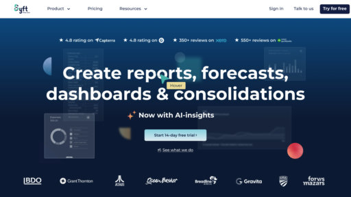 Syft Analytics - Automated Financial Reporting Tool - Logo